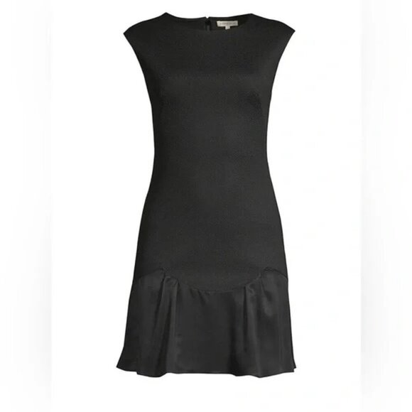 Rebecca Taylor Dresses & Skirts - Rebecca Taylor Women's Black Stacy Fit-&-Flare Flounce Dress Sz 2